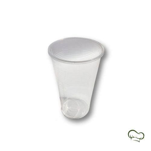 Éttermi műanyag pohár (300ml) - átlátszó