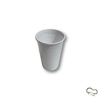 Éttermi műanyag pohár (200ml) - fehér