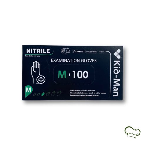 Nitrile® műanyag kesztyű csomag (100db) - M méret